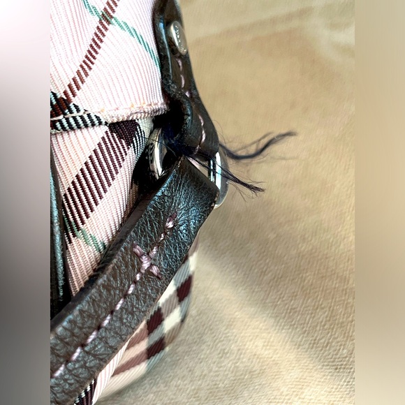 【☆JAPAN☆】Auth Burberry Blue Label Nova Check Crossbody Bag Pink Check - Picture 12 of 15